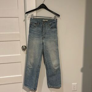 LEVIS ribcage straight jeans